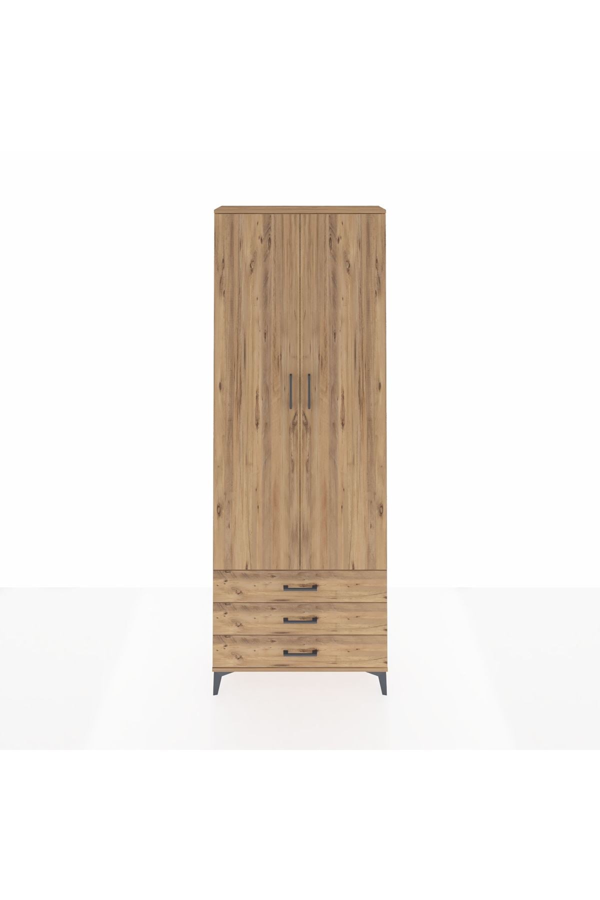Arges Dolap 5 Raflı 3 Çekmeceli 2 Kapaklı 88x30x243 - S33M263V9A