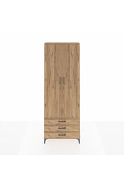 Arges Dolap 5 Raflı 3 Çekmeceli 2 Kapaklı 88x30x243 - S33M263V9A