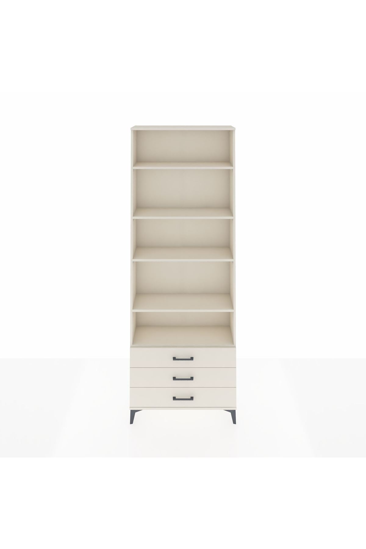 Arges Dolap 5 Raflı 3 Çekmeceli 88x30x243 - S33M264V1A