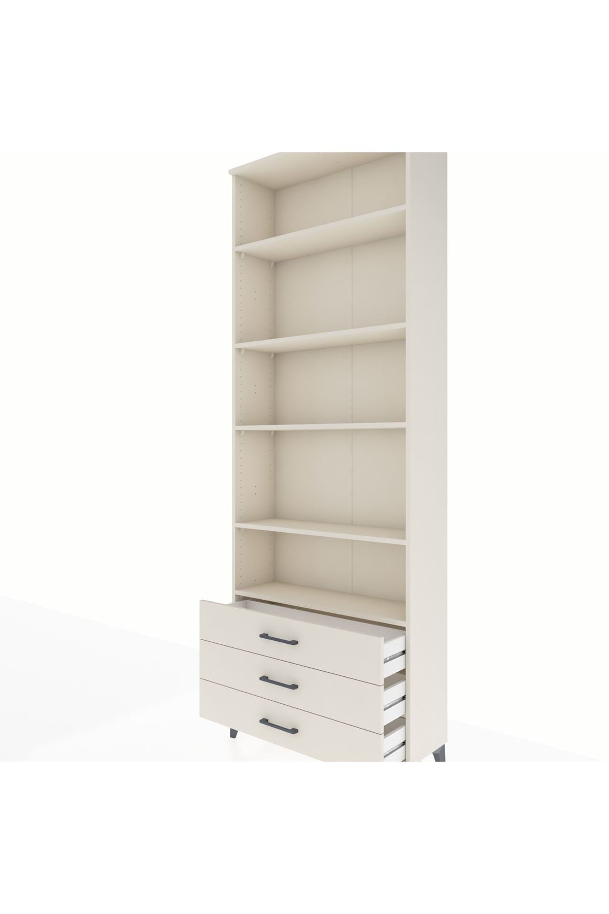Arges Dolap 5 Raflı 3 Çekmeceli 88x30x243 - S33M264V1A