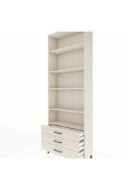 Arges Dolap 5 Raflı 3 Çekmeceli 88x30x243 - S33M264V1A