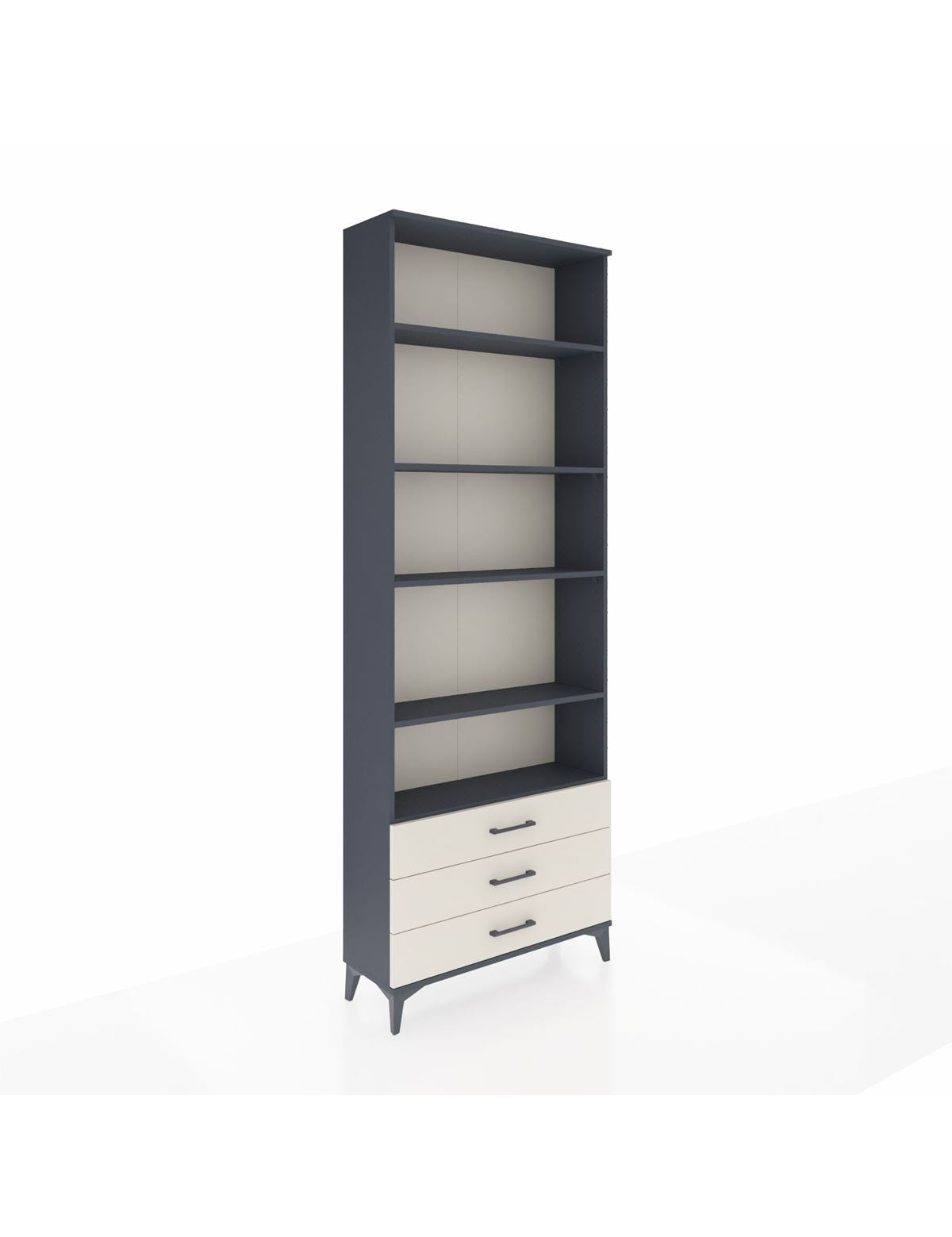 Arges Dolap 5 Raflı 3 Çekmeceli 88x30x243 - S33M264V4A