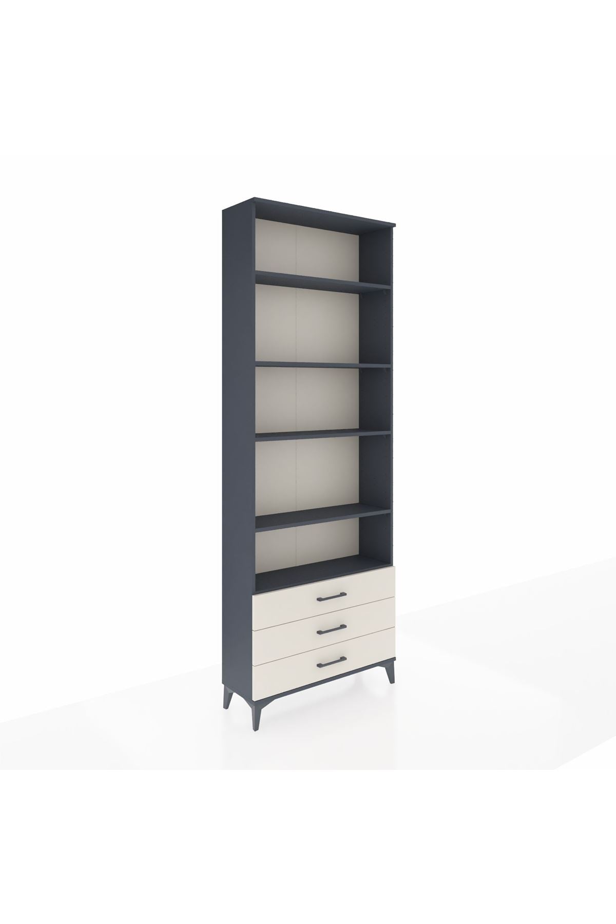 Arges Dolap 5 Raflı 3 Çekmeceli 88x30x243 - S33M264V4A
