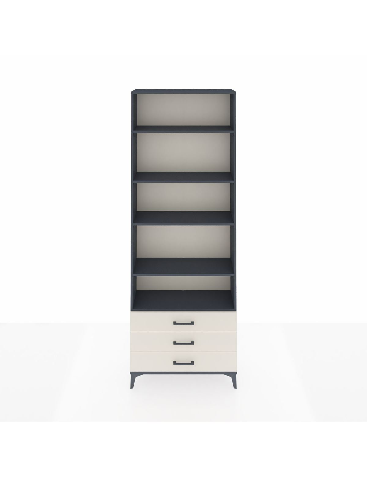 Arges Dolap 5 Raflı 3 Çekmeceli 88x30x243 - S33M264V4A
