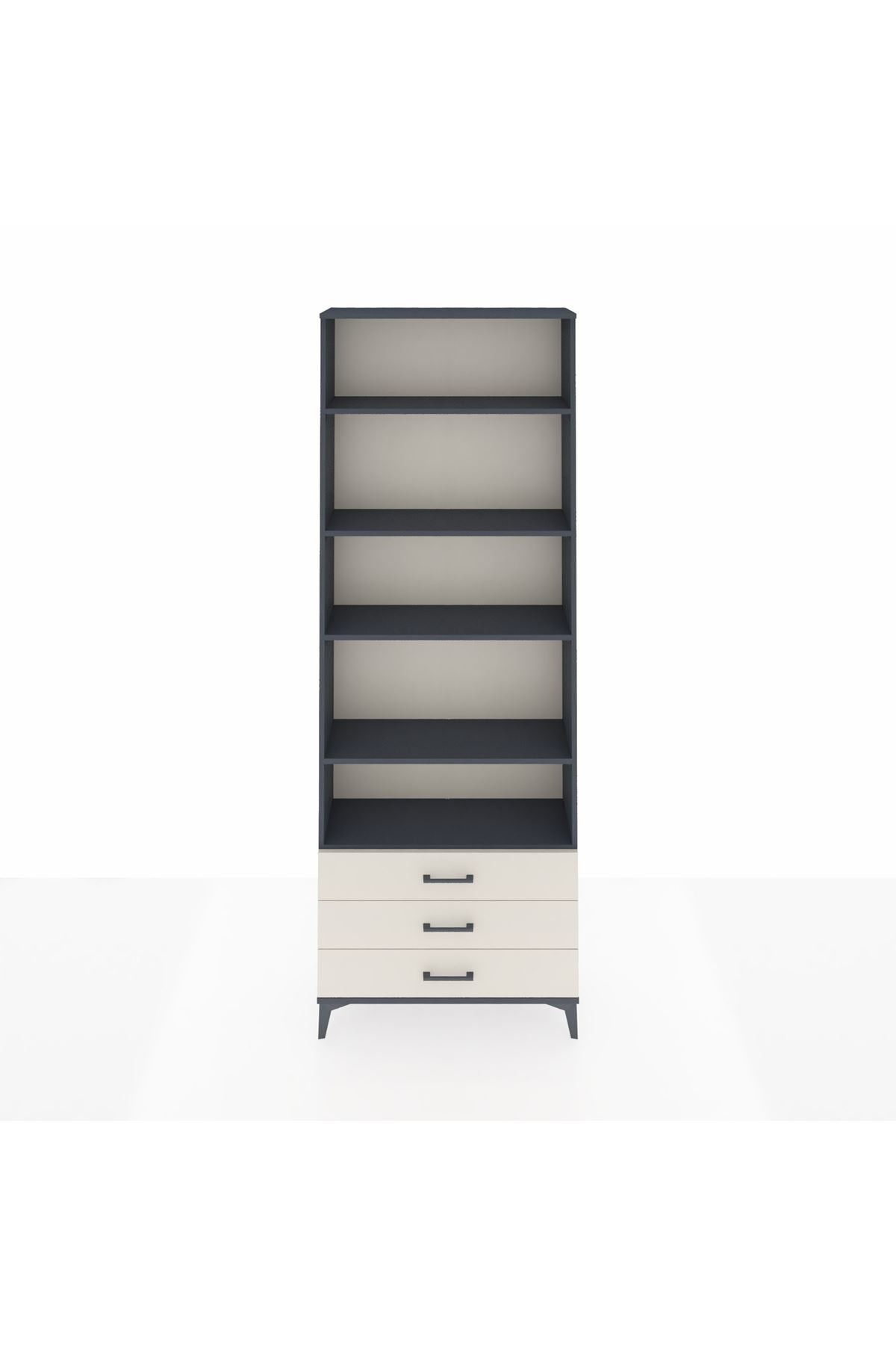 Arges Dolap 5 Raflı 3 Çekmeceli 88x30x243 - S33M264V4A