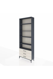 Arges Dolap 5 Raflı 3 Çekmeceli 88x30x243 - S33M264V4A