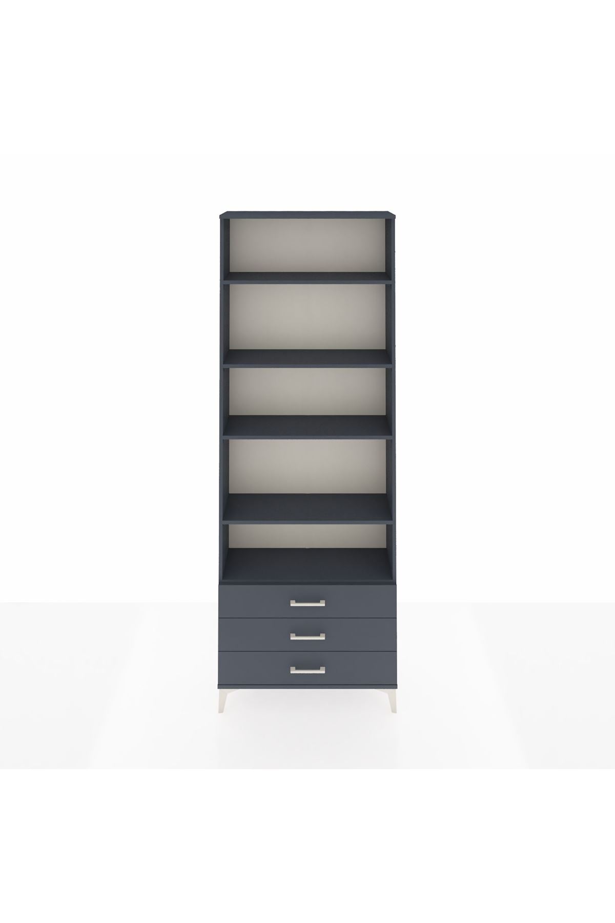 Arges Dolap 5 Raflı 3 Çekmeceli 88x30x243 - S33M264V5A