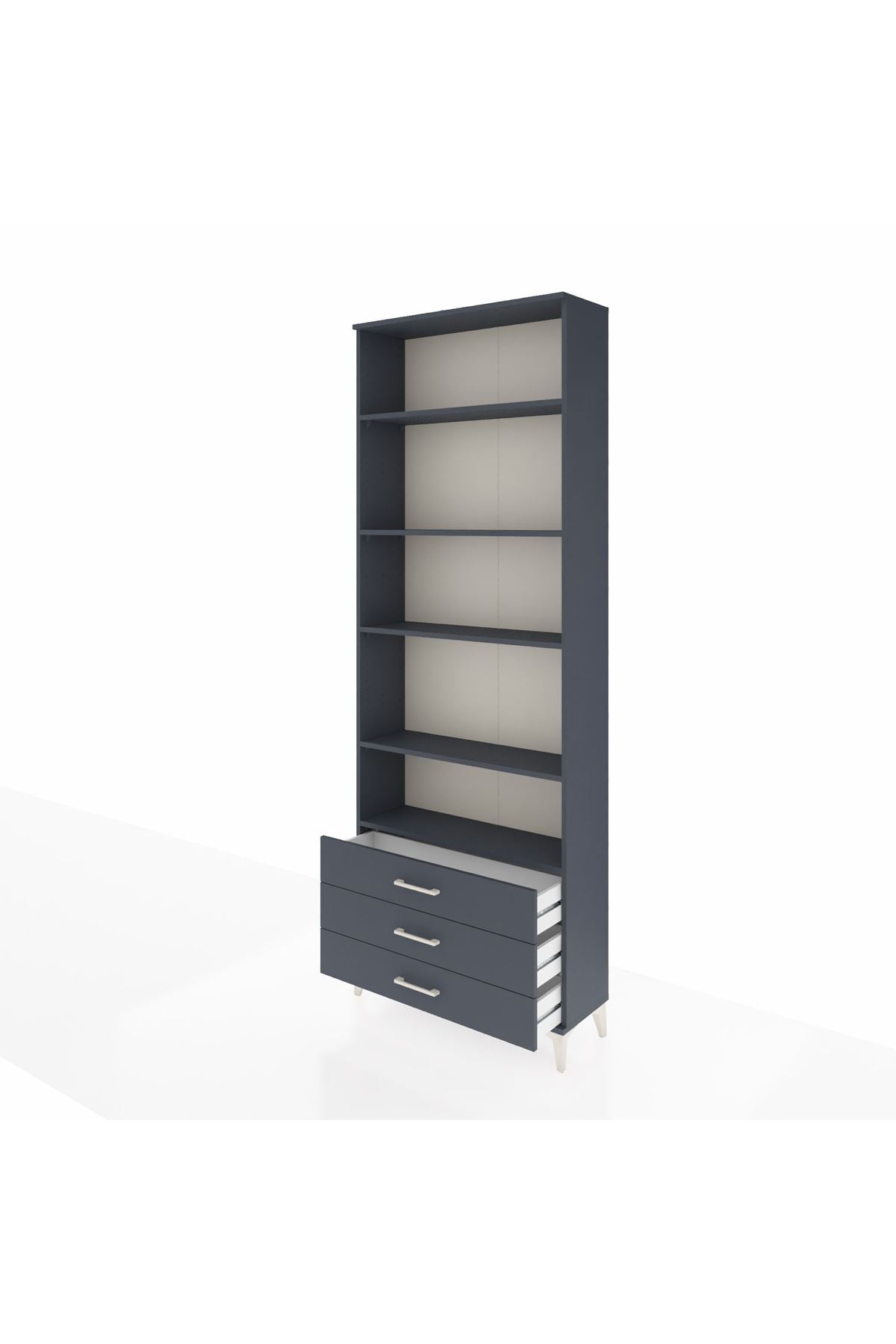 Arges Dolap 5 Raflı 3 Çekmeceli 88x30x243 - S33M264V5A