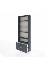 Arges Dolap 5 Raflı 3 Çekmeceli 88x30x243 - S33M264V5A