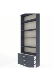 Arges Dolap 5 Raflı 3 Çekmeceli 88x30x243 - S33M264V5A
