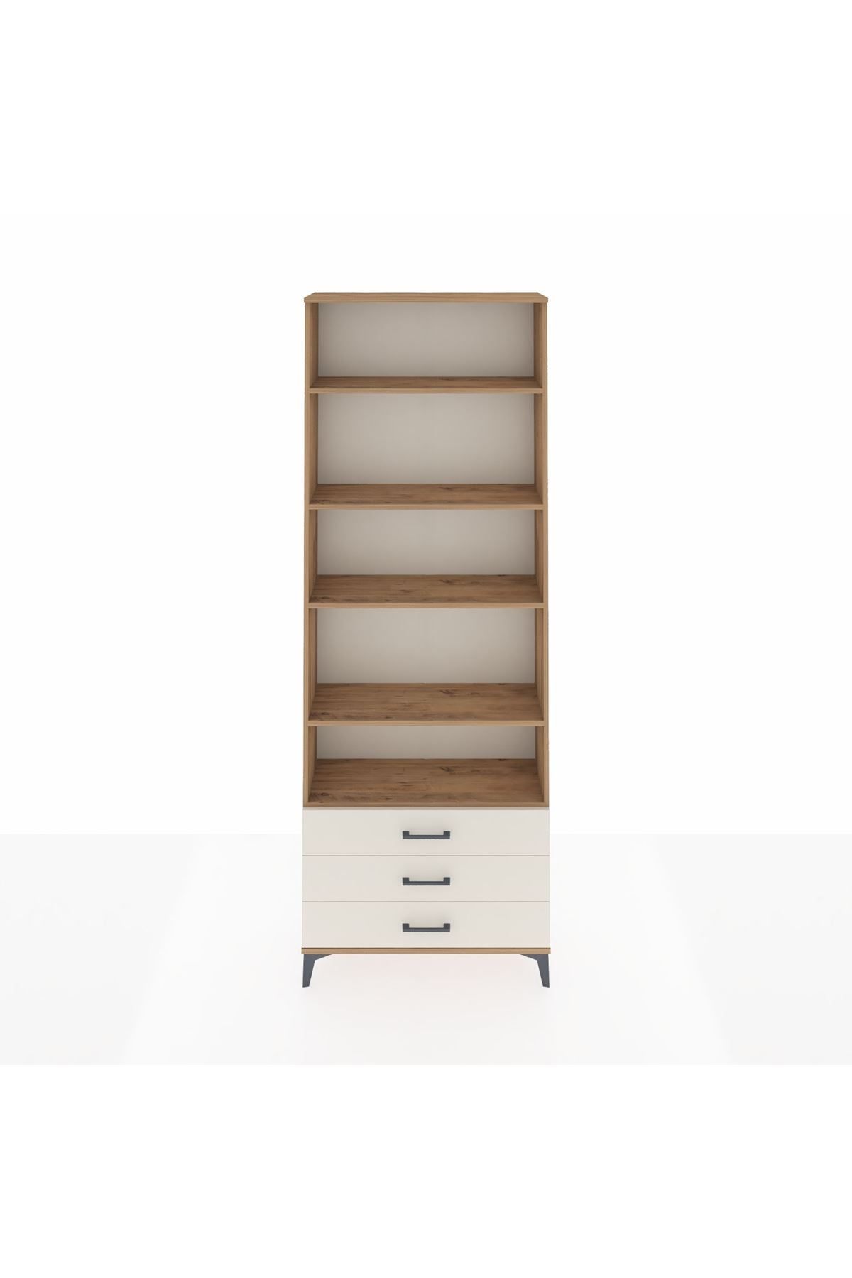Arges Dolap 5 Raflı 3 Çekmeceli 88x30x243 - S33M264V7A