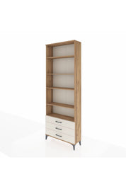 Arges Dolap 5 Raflı 3 Çekmeceli 88x30x243 - S33M264V7A