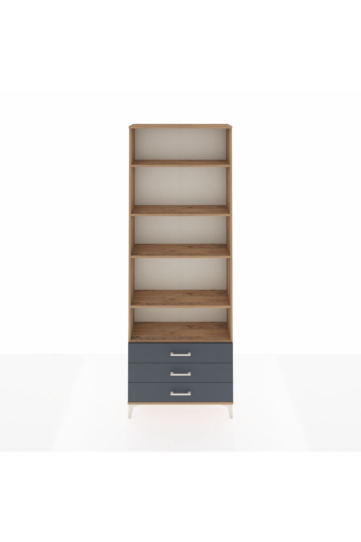 Arges Dolap 5 Raflı 3 Çekmeceli 88x30x243 - S33M264V8A