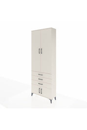 Arges Dolap 4 Raflı 3 Çekmeceli 4 Kapaklı 88x30x243 - S33M265V1A