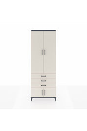 Arges Dolap 4 Raflı 3 Çekmeceli 4 Kapaklı 88x30x243 - S33M265V4A