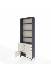 Arges Dolap 4 Raflı 3 Çekmeceli 2 Kapaklı 88x30x243 - S33M266V4A