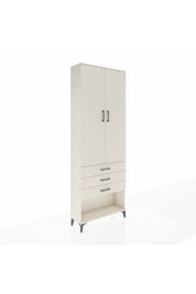 Arges Dolap 4 Raflı 3 Çekmeceli 2 Kapaklı 88x30x243 - S33M267V1A