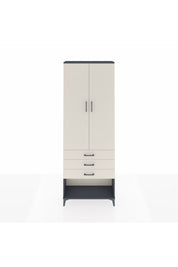 Arges Dolap 4 Raflı 3 Çekmeceli 2 Kapaklı 88x30x243 - S33M267V4A
