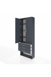 Arges Dolap 4 Raflı 3 Çekmeceli 2 Kapaklı 88x30x243 - S33M267V5A