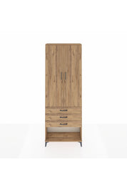 Arges Dolap 4 Raflı 3 Çekmeceli 2 Kapaklı 88x30x243 - S33M267V9A