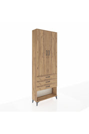 Arges Dolap 4 Raflı 3 Çekmeceli 2 Kapaklı 88x30x243 - S33M267V9A