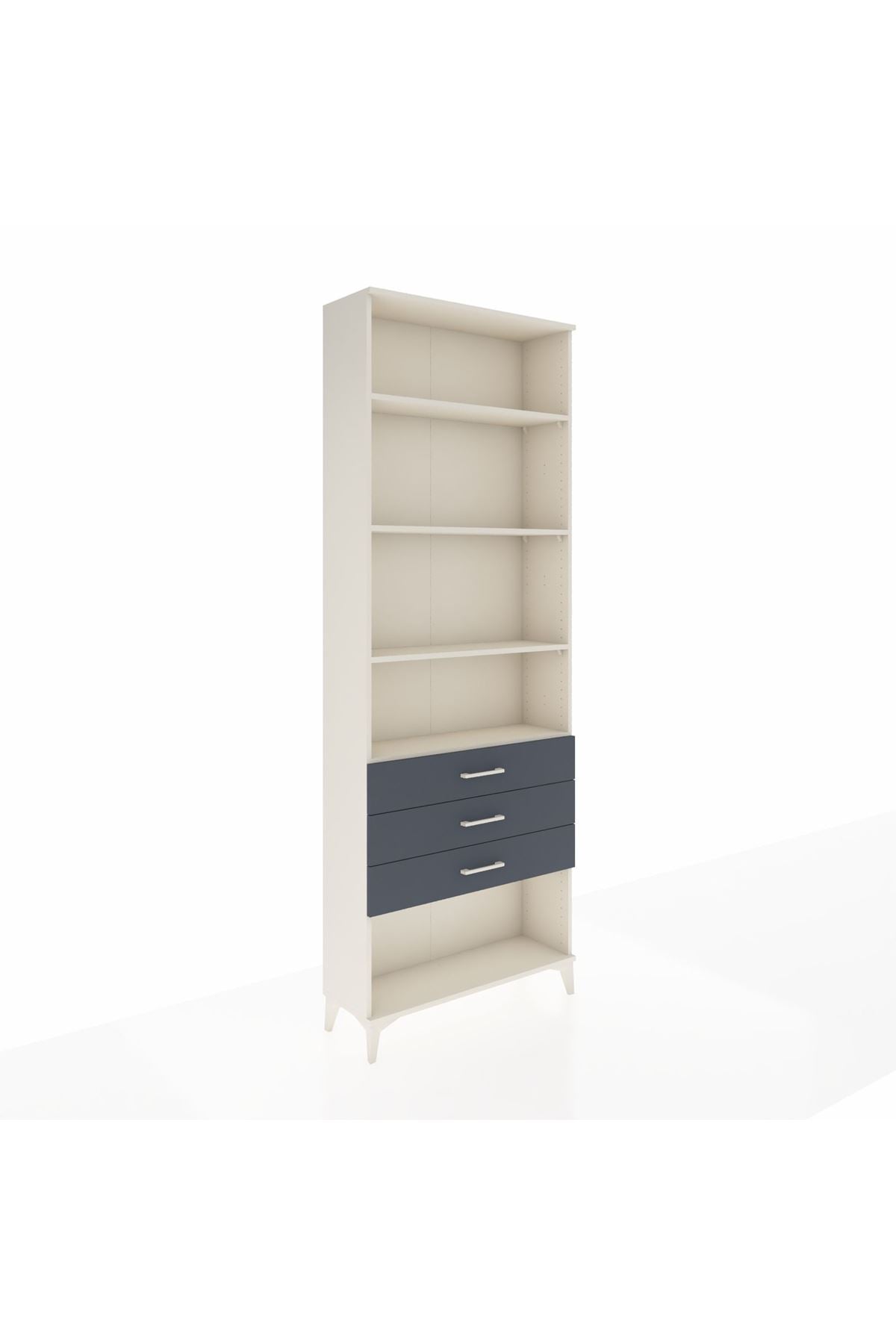 Arges Dolap 4 Raflı 3 Çekmeceli 88x30x243 - S33M268V2A