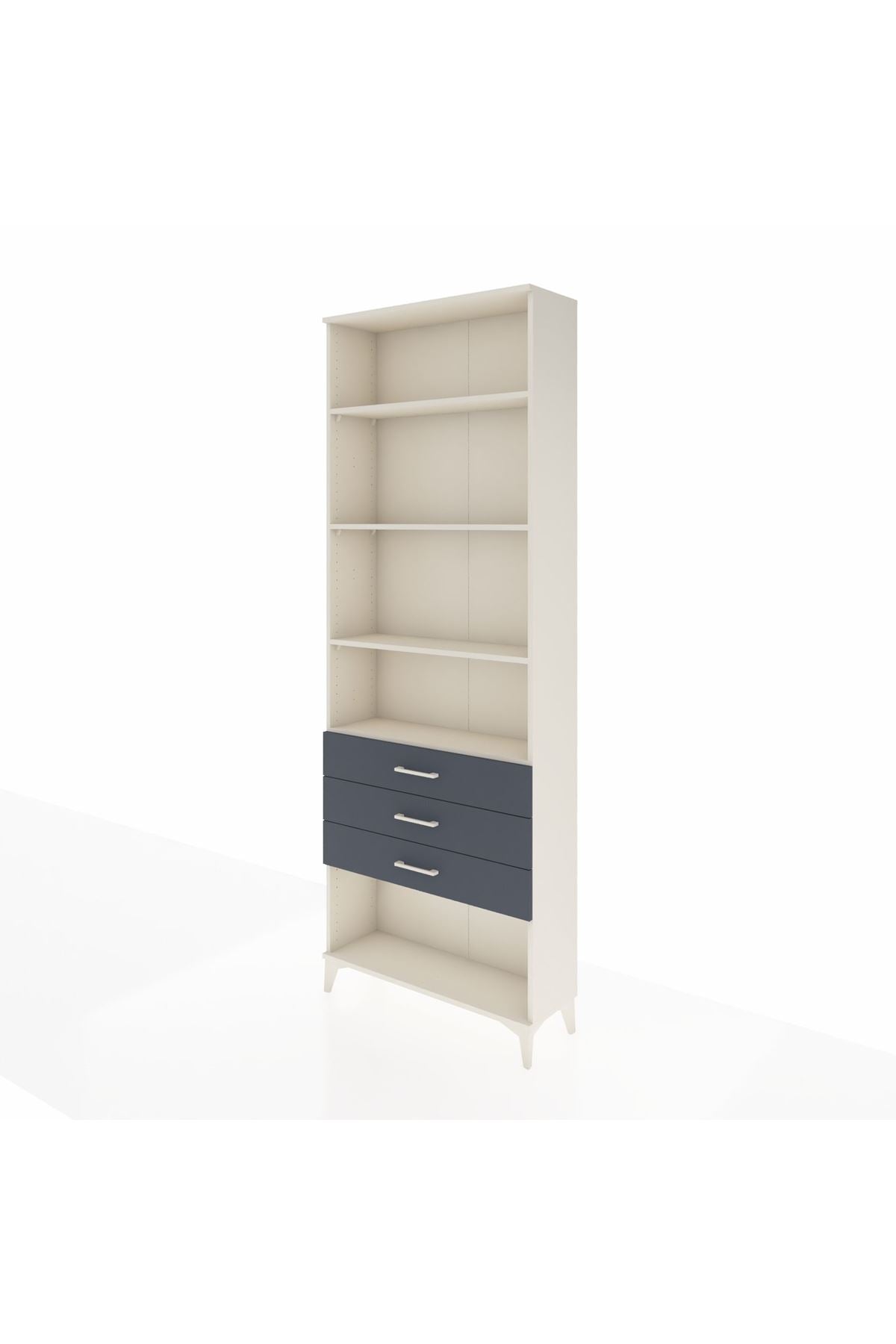 Arges Dolap 4 Raflı 3 Çekmeceli 88x30x243 - S33M268V2A