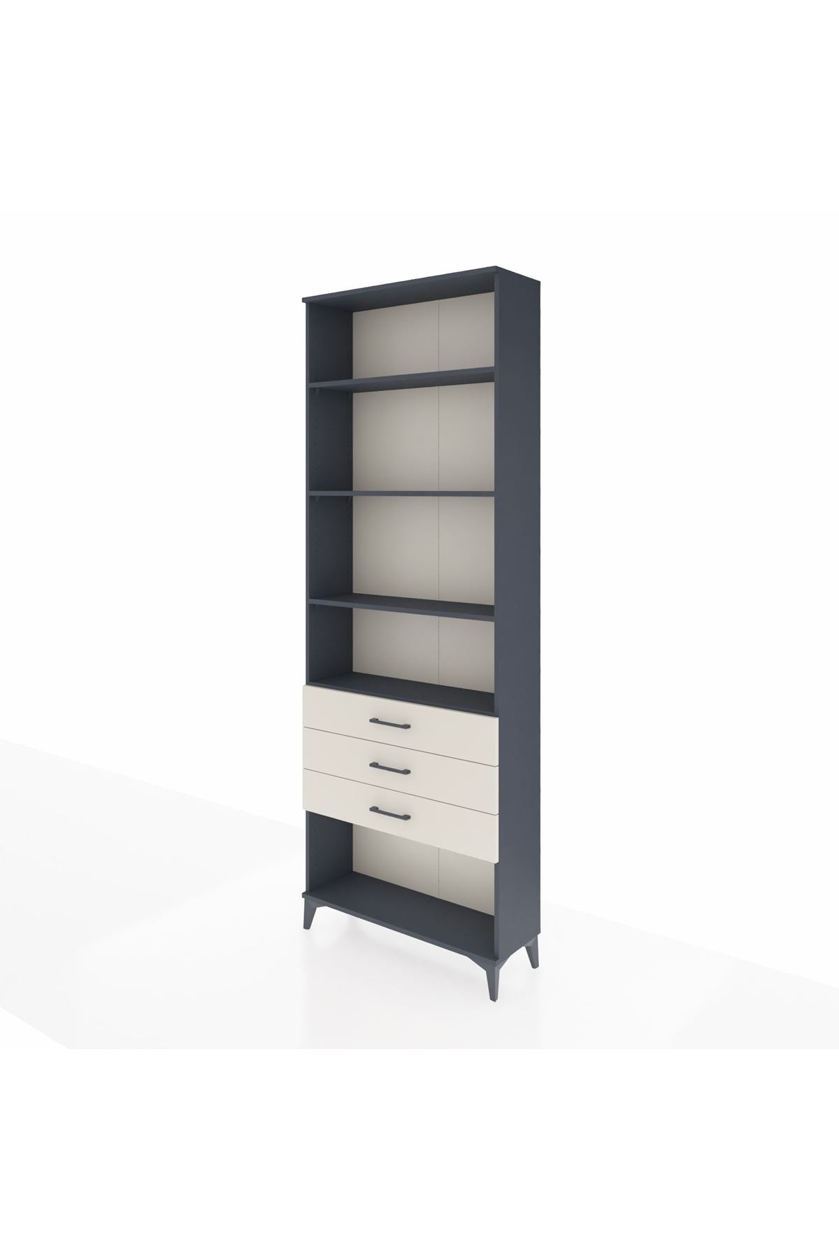 Arges Dolap 4 Raflı 3 Çekmeceli 88x30x243 - S33M268V4A