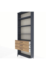 Arges Dolap 4 Raflı 3 Çekmeceli 88x30x243 - S33M268V6A