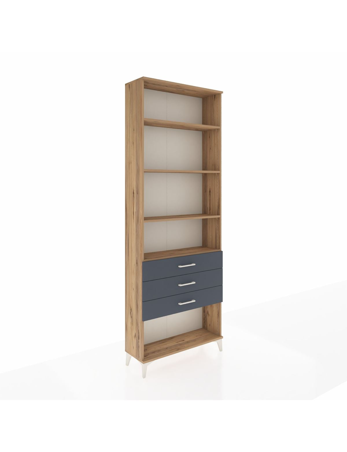Arges Dolap 4 Raflı 3 Çekmeceli 88x30x243 - S33M268V8A