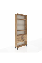 Arges Dolap 4 Raflı 3 Çekmeceli 88x30x243 - S33M268V9A