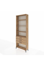 Arges Dolap 4 Raflı 3 Çekmeceli 88x30x243 - S33M268V9A