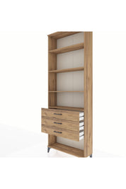 Arges Dolap 4 Raflı 3 Çekmeceli 88x30x243 - S33M268V9A
