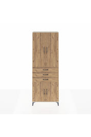 Arges Dolap 4 Raflı 3 Çekmeceli 4 Kapaklı 88x30x243 - S33M269V3A