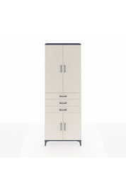 Arges Dolap 4 Raflı 3 Çekmeceli 4 Kapaklı 88x30x243 - S33M269V4A