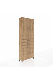 Arges Dolap 4 Raflı 3 Çekmeceli 4 Kapaklı 88x30x243 - S33M269V9A