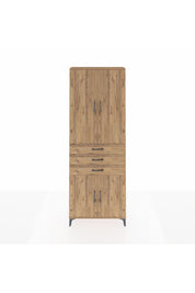 Arges Dolap 4 Raflı 3 Çekmeceli 4 Kapaklı 88x30x243 - S33M269V9A