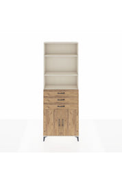 Arges Dolap 4 Raflı 3 Çekmeceli 2 Kapaklı 88x30x243 - S33M270V3A