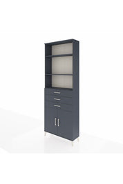 Arges Dolap 4 Raflı 3 Çekmeceli 2 Kapaklı 88x30x243 - S33M270V5A
