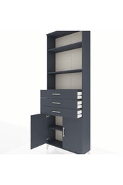 Arges Dolap 4 Raflı 3 Çekmeceli 2 Kapaklı 88x30x243 - S33M270V5A