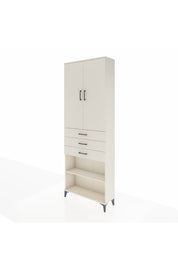 Arges Dolap 4 Raflı 3 Çekmeceli 2 Kapaklı 88x30x243 - S33M271V1A