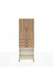 Arges Dolap 4 Raflı 3 Çekmeceli 2 Kapaklı 88x30x243 - S33M271V3A