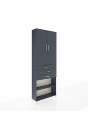Arges Dolap 4 Raflı 3 Çekmeceli 2 Kapaklı 88x30x243 - S33M271V5A