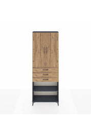 Arges Dolap 4 Raflı 3 Çekmeceli 2 Kapaklı 88x30x243 - S33M271V6A