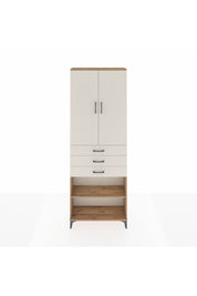 Arges Dolap 4 Raflı 3 Çekmeceli 2 Kapaklı 88x30x243 - S33M271V7A
