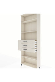 Arges Dolap 4 Raflı 3 Çekmeceli 88x30x243 - S33M272V1A