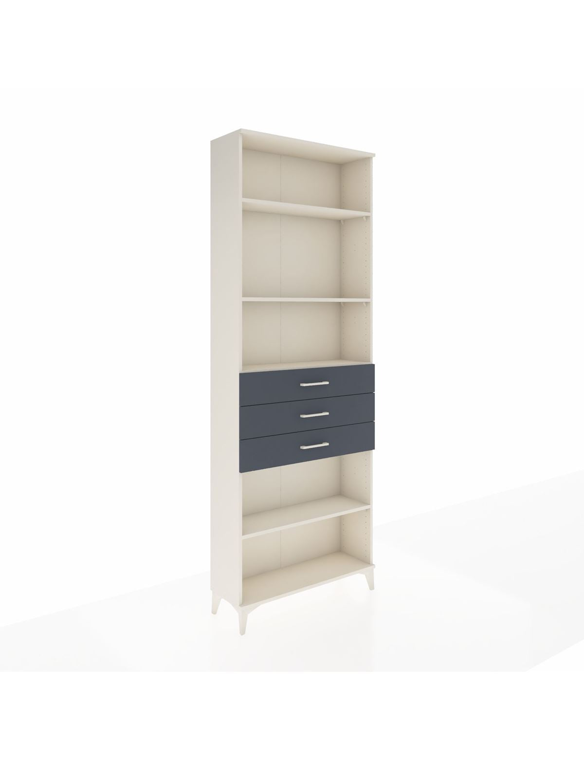 Arges Dolap 4 Raflı 3 Çekmeceli 88x30x243 - S33M272V2A