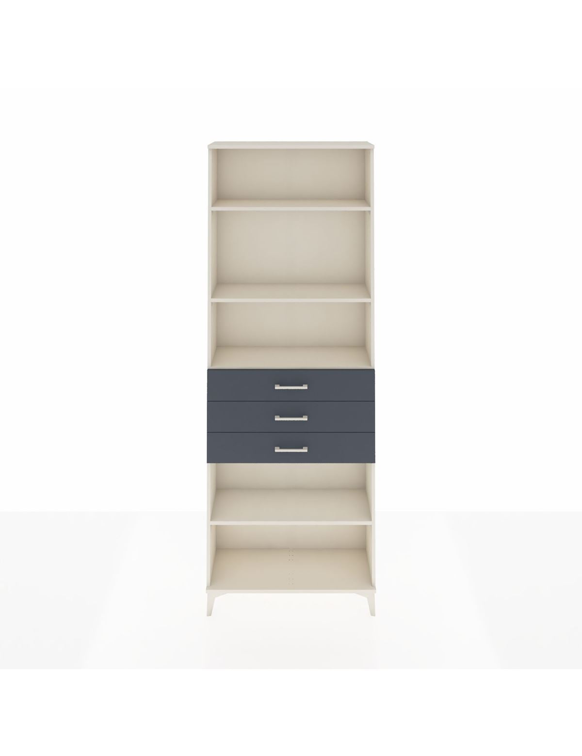 Arges Dolap 4 Raflı 3 Çekmeceli 88x30x243 - S33M272V2A