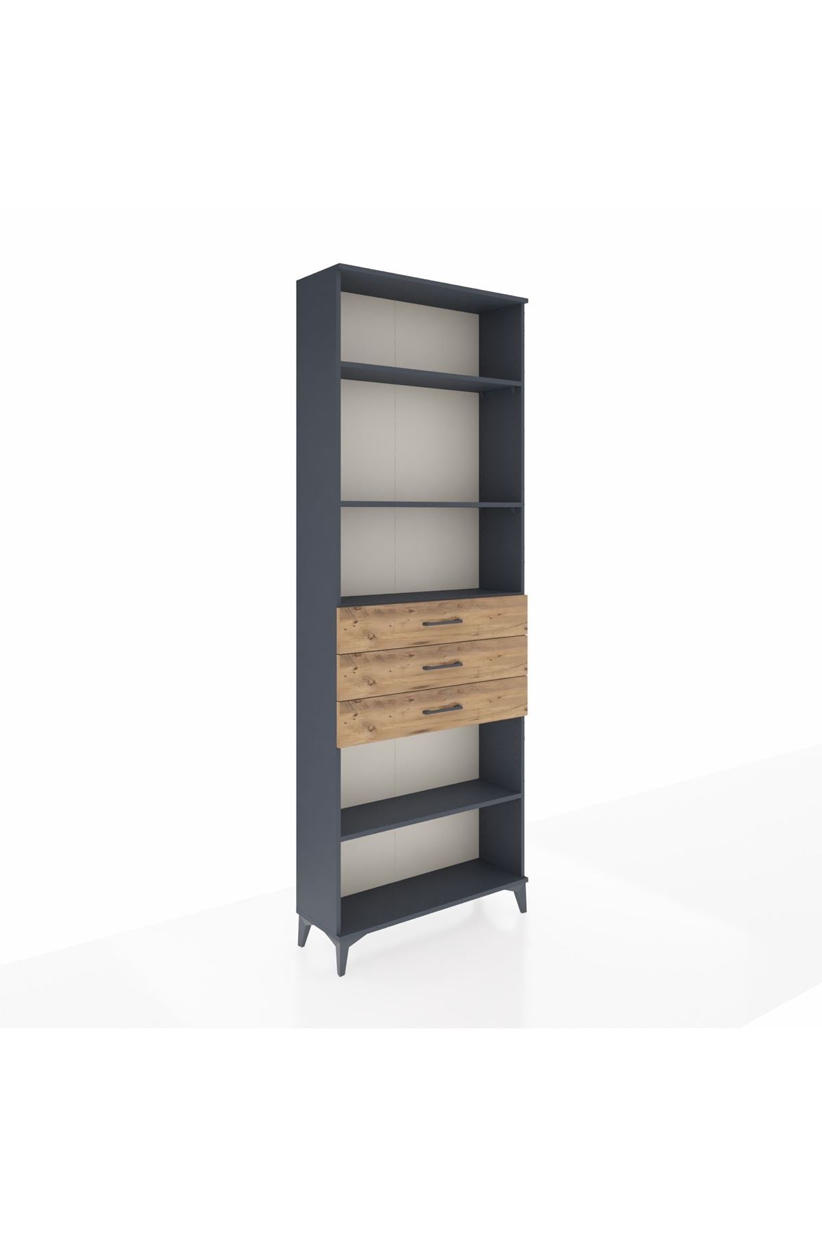 Arges Dolap 4 Raflı 3 Çekmeceli 88x30x243 - S33M272V6A