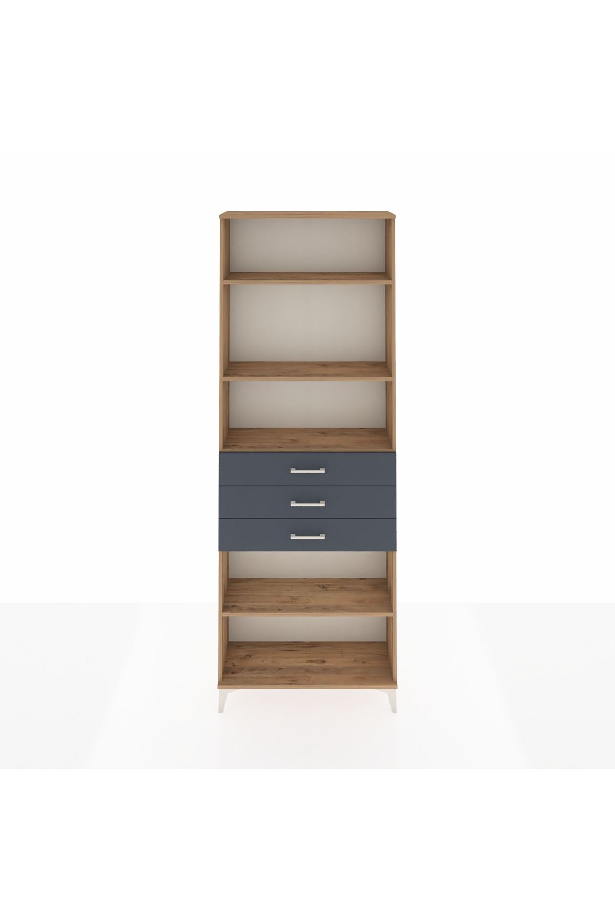 Arges Dolap 4 Raflı 3 Çekmeceli 88x30x243 - S33M272V8A